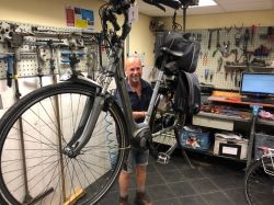 Bert Cameron nieuwe monteur in de werkplaats